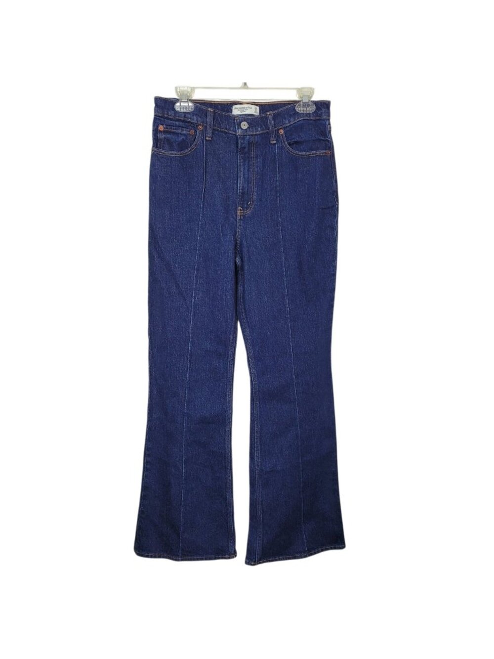 Abercrombie & Fitch The Vintage Flare High Rise Jean Dark Wash Sz 29/8 Casual